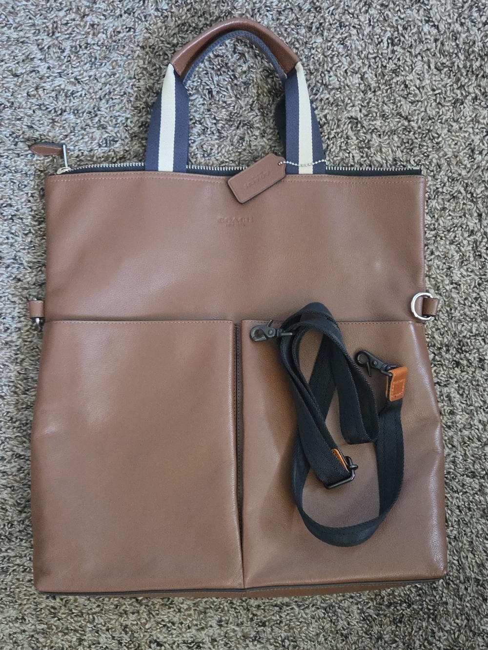 Coach Charles Foldover Tote (Style No. F54759 / F71722)
